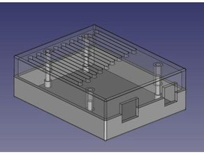 arduino uno enceinte de l'électronique cas le boîtier 3d print model - Mito3D