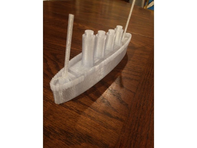 einfache titanic-Modell 3D print model - Mito3D