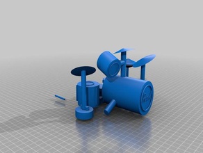 drumset music 3d print model - Mito3D