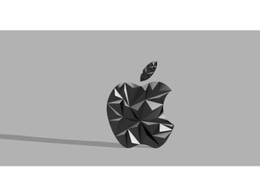 apple logosu bilgisayar 3d print model - Mito3D