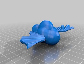cloud-Feste Flügel Gebäude & Strukturen cloud 3d print model - Mito3D