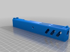 clean slide handgun magazine bullets fully functional toy 3d printing gun guns lol 3d print model - Mito3D