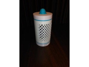 speaker tube audio enclosure 3d print model - Mito3D