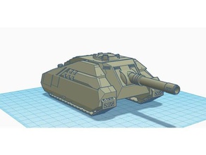 wiop td warhammer 40k tank destroyer modelli il serbatoio wip 3d print model - Mito3D
