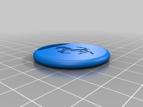 küçük basit ferrari Anahtarlık kolay 3d print model - Mito3D