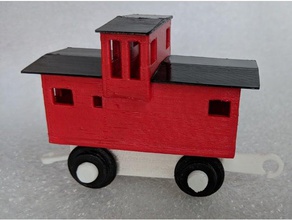 caboose trackmaster mechanical toys plarail 3d print model - Mito3D