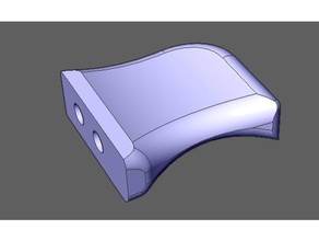 spacer finger-tab sport & im freien Bogenschießen 3d print model - Mito3D