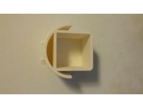 de montaje en pared soporte auriculares - el armazón la caja oficina 3d print model - Mito3D