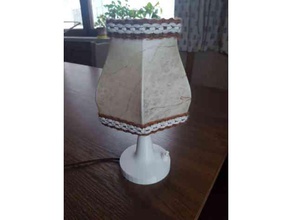Nachttisch-Lampe Haushalt 3d print model - Mito3D
