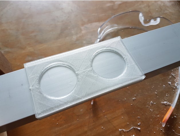 guide jig aluminium wood diy 3D print model - Mito3D