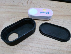 amazon dash button case containers amazondash amazondashbutton holder 3d print model - Mito3D