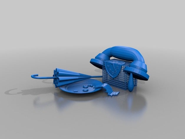 salvador dalí menú las esculturas dali 3D print model - Mito3D