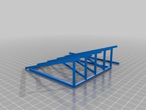 roof rafters 3d print model - Mito3D