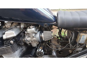 filtre à air de convertisseur support 2 1 suzuki gs550 d'autres motos l'automobile café racer carburateur gs550l moto 3d print model - Mito3D