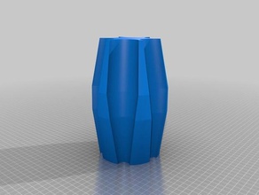 vases pot decor bucket flower vase plant spiral mode 3d print model - Mito3D