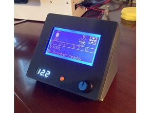 12864 lcd denetleyicisi kasa voltmetre 3d yazıcılar 3d print model - Mito3D