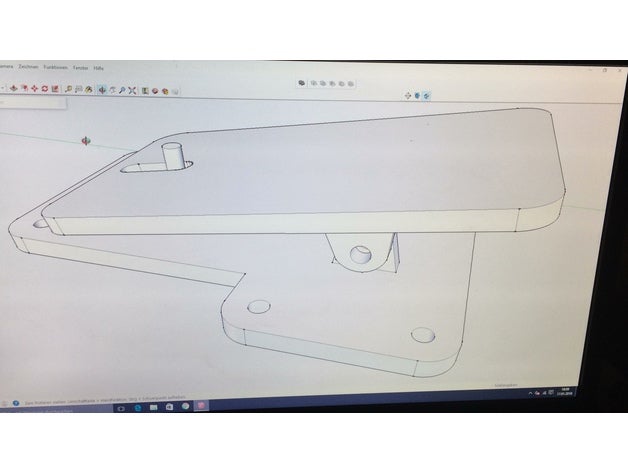 pedal f r rc flugzeug Croisette, BP 163 katapult c araçlar kontrol planör başlatıcısı uçak rampa uzak segelflugzeug 3D print model - Mito3D