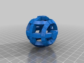 Coole Kugel-Form 3d-drucken ball Loch - Spielzeug veronica 3d print model - Mito3D
