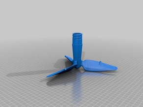 co2 propulsado a hélice remix diy 3d print model - Mito3D