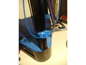 anycubic kossel 2020 clip ovale filament guide Imprimante 3d accessoires D'ici à delta 3d print model - Mito3D