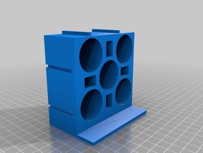 modular paint holder tool holders & boxes citadel model painting vallejo wargaming warhammer 3d print model - Mito3D