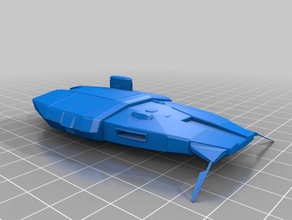 cc-9600 heavy frigate toys & games star wars 3d print model - Mito3D