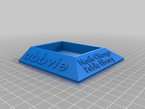 ncpl abbvie partnership tray household 3d print model - Mito3D