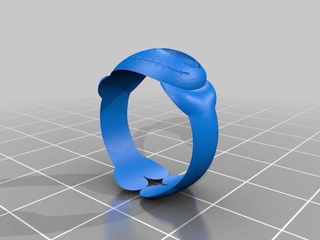 jack skellington anillo los anillos 3D print model - Mito3D