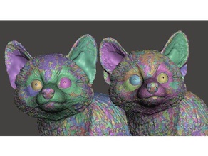 fox scan resculpt animals 3d print model - Mito3D