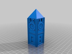 12 o clock tower 3d print model - Mito3D