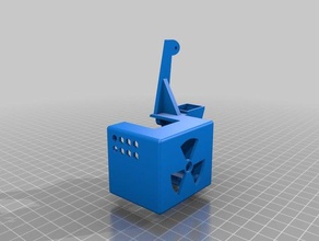 cr 10 atomic Lüfter montieren 3d-Drucker Teile 3d print model - Mito3D