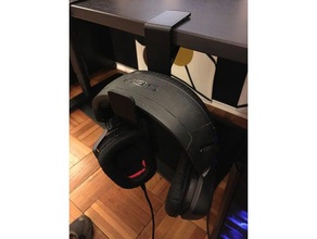 ikea bjursta headphone hook organization 3d print model - Mito3D