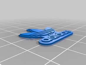 adidas keychain 3d printing 3d print model - Mito3D