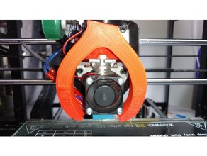 duto do ventilador Impressora 3d acessórios de refrigeração fã fanduct capacitor fluxo camada capa 3d print model - Mito3D