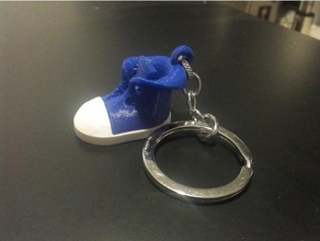 posizionare la carta di decorazione - baby scarpe keychaing i portachiavi regalo keychain mamma scarpa 3d print model - Mito3D