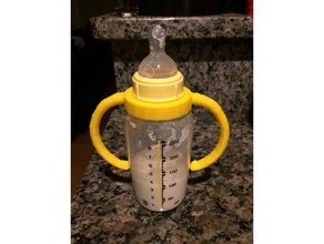 handles medela baby bottles household supplies bottle 3d print model - Mito3D