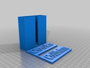 basit bir yapışkan not tutucu 3d baskı 3d print model - Mito3D