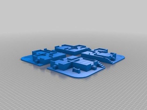 indizio - grande museo del cappero incastro consiglio La stampa 3d gioco da tavolo boardgames cluedo giochi 3d print model - Mito3D