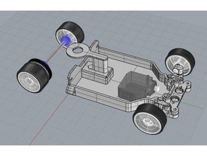 myproto mp-v6-rc-car-chassis r c Fahrzeuge Auto - chassis kyosho mini-z miniz racing rc-car 3d print model - Mito3D