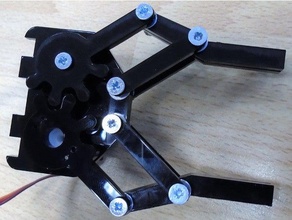 mini servo garra modificado la robótica arduino de mano jjshortcut el láser lasercut lasercutter corte cortadora robot robotarm robotgripper roboticgripper brazo del 3d print model - Mito3D