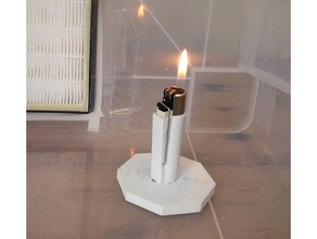 clipper candle aka lab biology holder lighter laboratory 3d print model - Mito3D