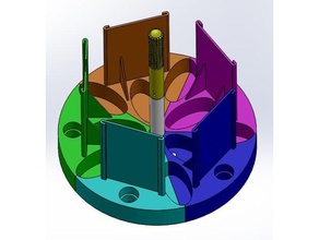 test kit holder v3 aquaponics aquarium etc small printers tool holders & boxes 3d print model - Mito3D