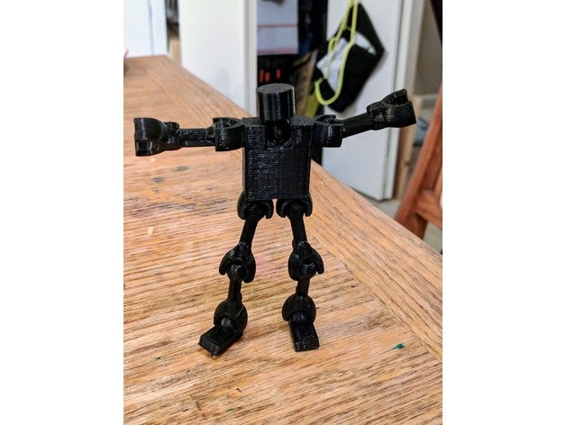 snappy robot openscad construction toys 3D print model - Mito3D