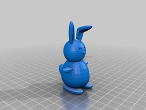 rabbit animals 3d print model - Mito3D