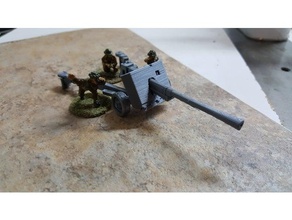 17 pounder atg 28 mm vehicles 28mmscale bolt action miniature 28mm 3d print model - Mito3D