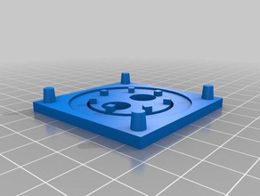 Magnetrührer teilen 50mm Lüfter hobby 3d print model - Mito3D