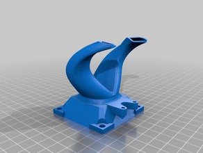 fanduct tevo tarantula dual extruder stock - noctua upgrade 3d printer accessories print cooler 3d print model - Mito3D