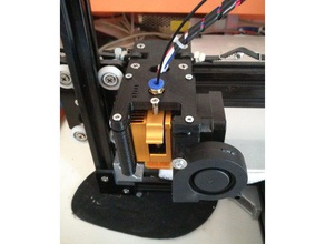 support mk8 head extuder anet a2 3d printer parts upgrade upgrades 3d print model - Mito3D