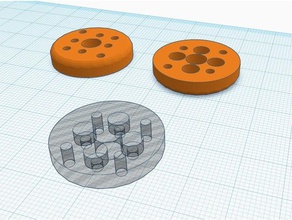 22xx 1608 motor adaptador r c veículos 3d print model - Mito3D