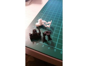 mad cat simple mech 30mm model robots 3d print model - Mito3D